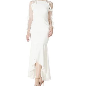 New Social Graces Off White Formal Gown Wedding Size 14